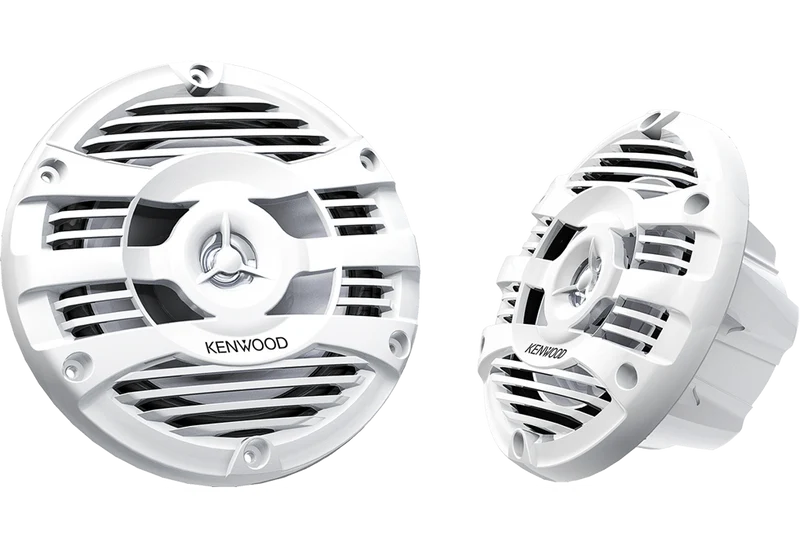 KENWOOD KFC-1653MRW – Enceintes coaxiales marines 16 cm, 2 voies