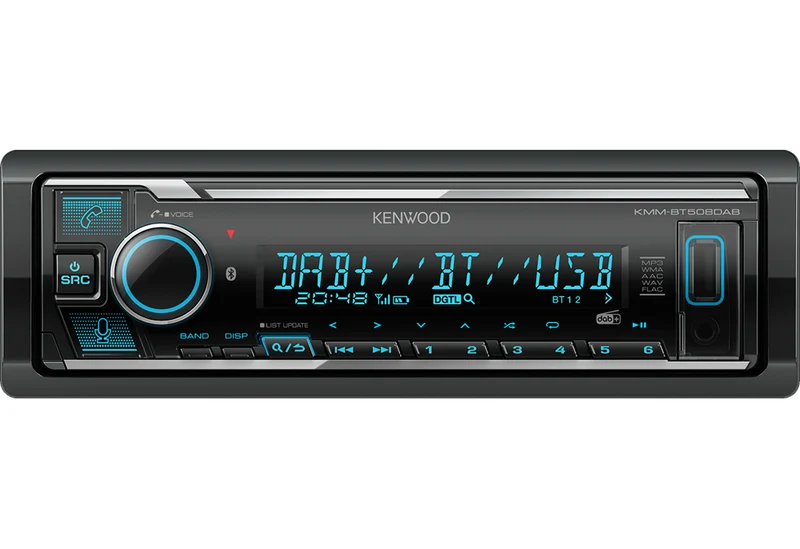 KENWOOD KMM-BT508DAB – Autoradio DAB+ Bluetooth avec Amazon Alexa