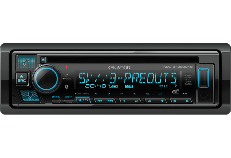 KENWOOD KDC-BT960DAB – Autoradio CD/USB avec Bluetooth et DAB+