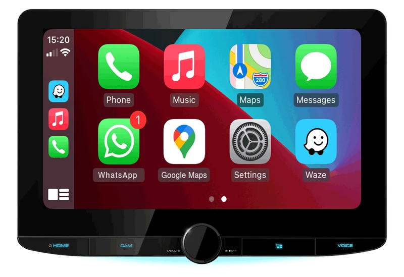 KENWOOD DMX9720XDS - Autoradio multimédia 10,1" Apple CarPlay et Android Auto sans fil tuner DAB+