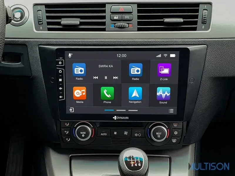 DYNAVIN D9-E90 Premium Flex - Autoradio Carplay Android pour BMW Série 3 E90-E93