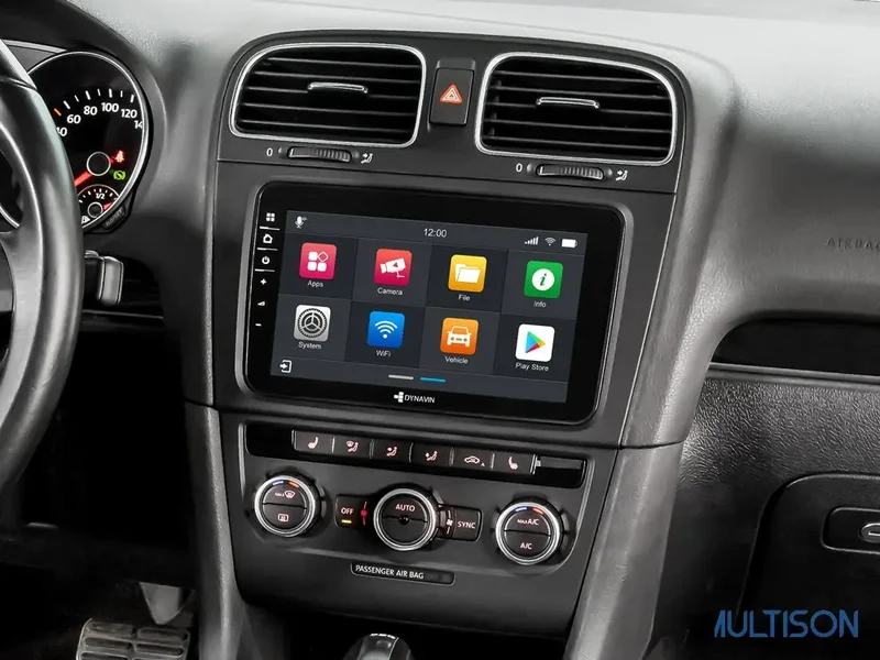 DYNAVIN D9-V8 Premium Flex - Autoradio 8" Carplay Android pour VW, Skoda, Seat