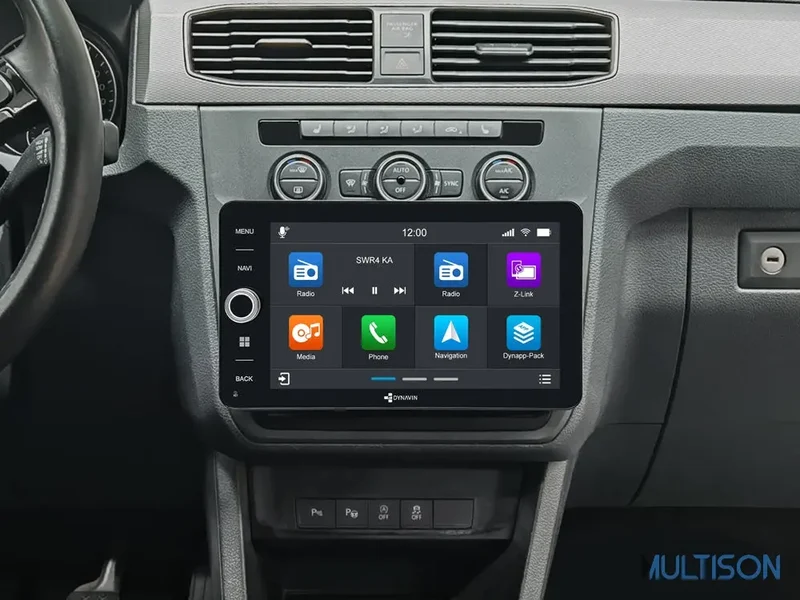 DYNAVIN D9-V9W Premium Flex - Autoradio 9" Carplay pour VW Caddy, Golf 5 & Golf 6