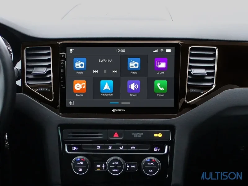 Dynavin D9-135B Premium Flex - Autoradio Android Carplay pour VW Golf Sportsvan