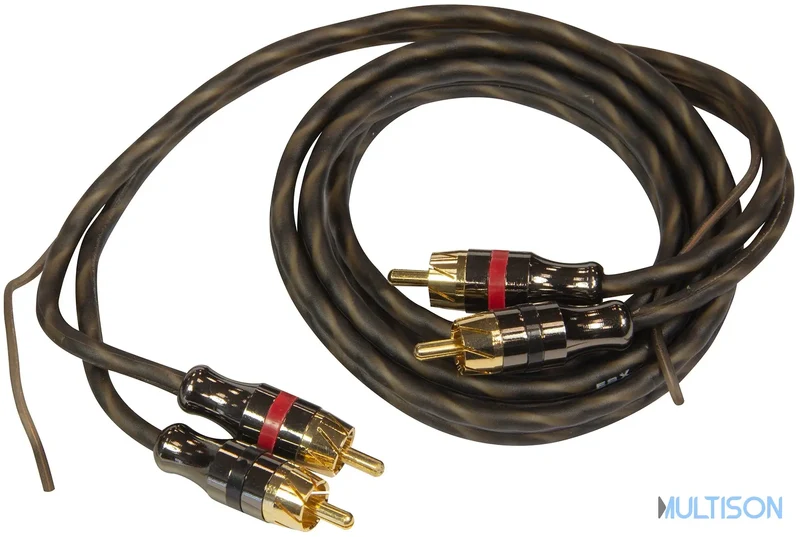 ESX DSC1 - Câble RCA Stéréo Haute Qualité avec Fil de Commande
