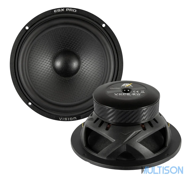 ESX VXP6.2W - Haut-Parleurs 16.5cm Kickbass Haute Performance