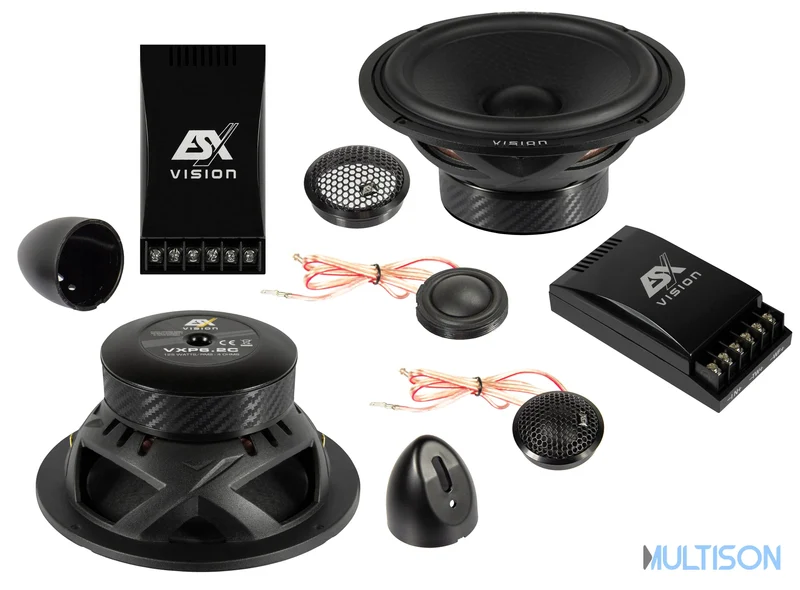 ESX VXP6.2C - Kit 2 Voies Haute Performance 16,5 cm 125W RMS