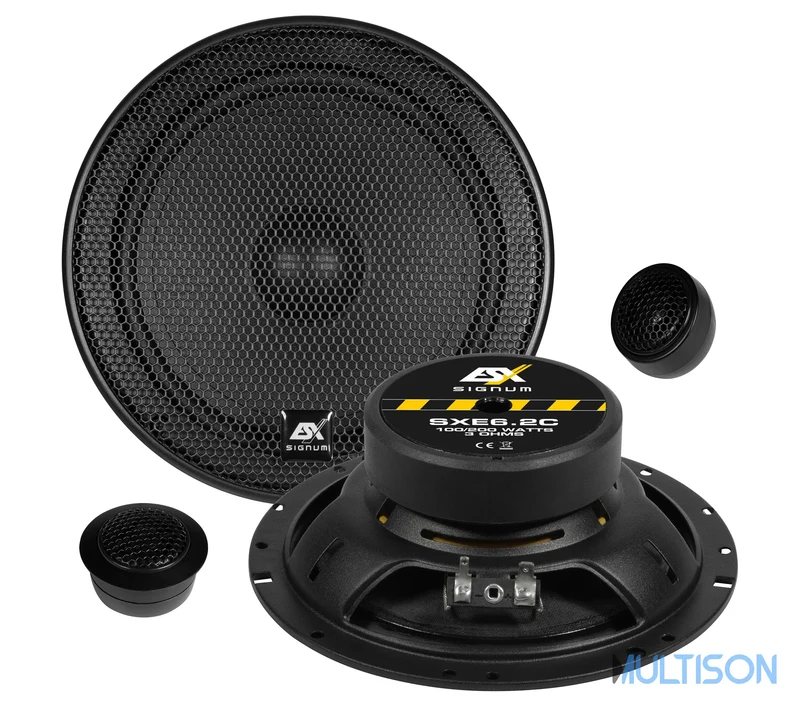 ESX SXE6.2C - Kit Haut-Parleurs 2 Voies Séparées 16.5 cm 100W RMS