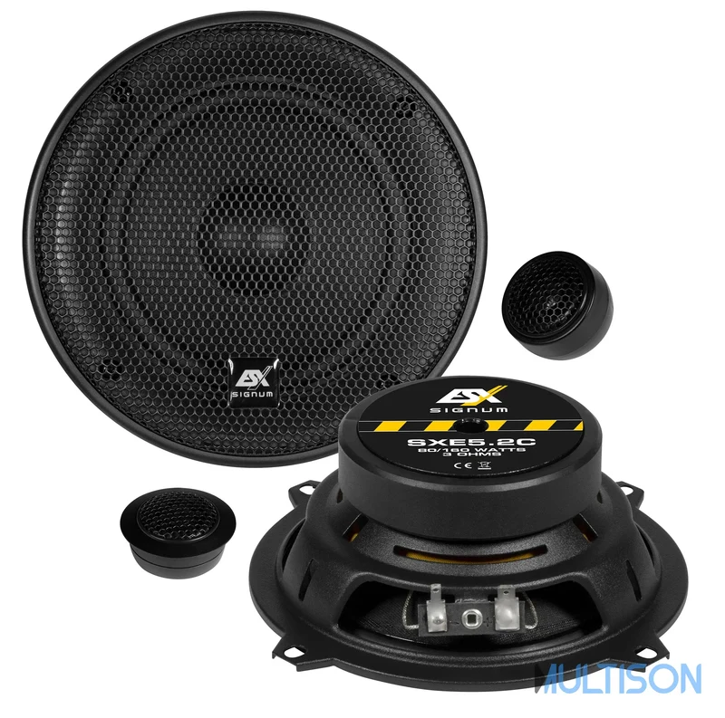 ESX SXE5.2C - Kit Haut-Parleurs 2 Voies Séparées 13 cm 80W RMS