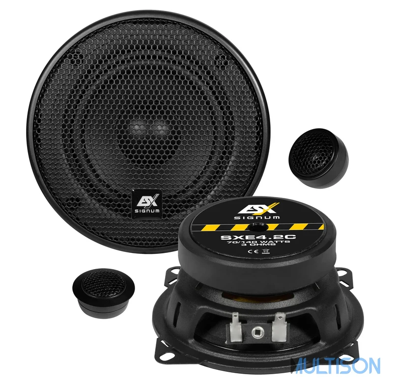 ESX SXE4.2C - Kit Haut-Parleurs 2 Voies Séparées 10 cm 70W RMS