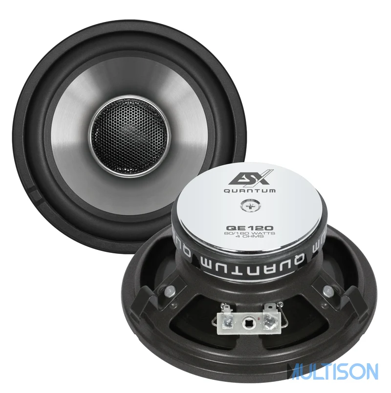 ESX QE120 - Haut-Parleurs Coaxiaux 2 Voies 12 cm 80 watts
