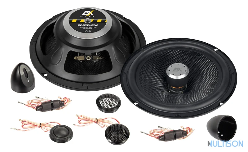 ESX QXE8.2C - Kit Haut-Parleurs Composés 2 Voies 20 cm 125W RMS