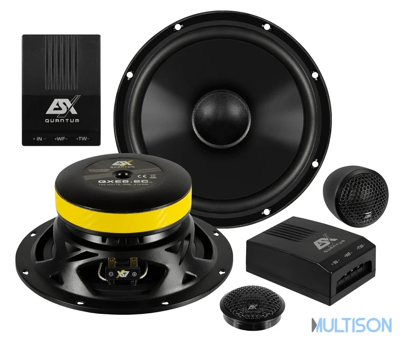 ESX QXE6.2Cv2 - Kit Haut-Parleurs Composés 2 Voies 16,5 cm 125W RMS