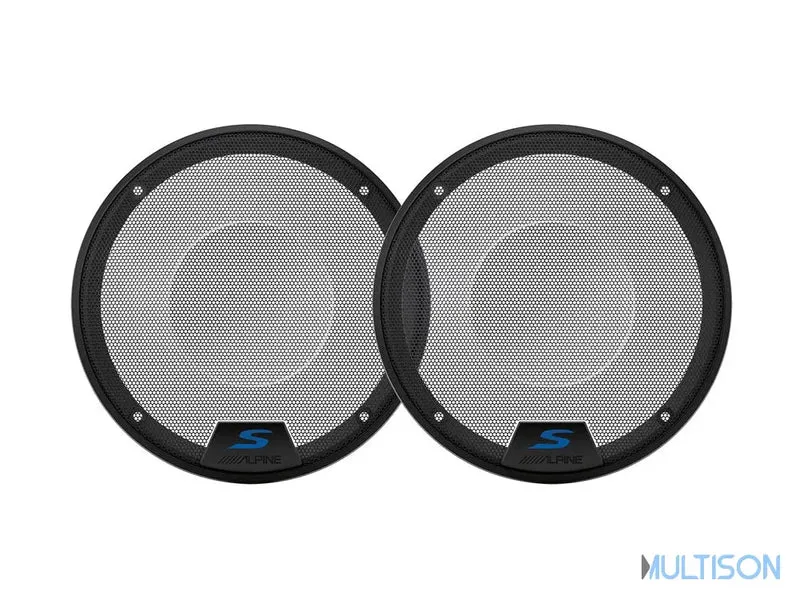 Alpine KTE-S65G - Grilles Série S 16,5 cm pour Enceintes S-S65 et S-65C