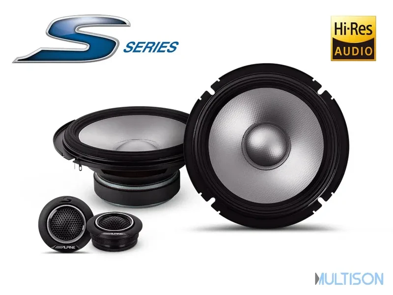 Alpine S2-S65C - Kit Haut-Parleurs 2 Voies Séparées 16,5 cm