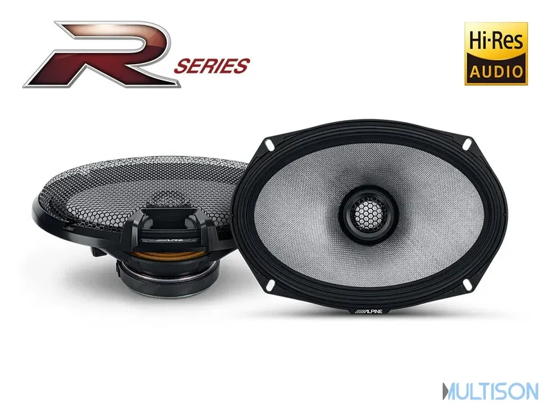 Alpine R2-S69 - Haut-Parleurs Elliptique 2 Voies 16x24 cm 300 watts