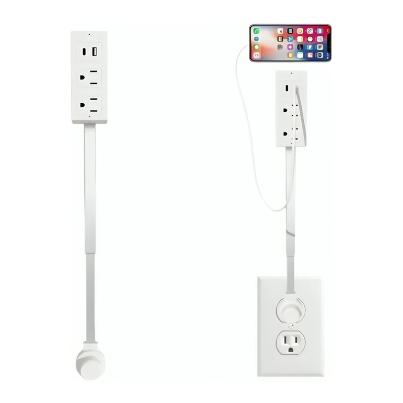 Miomu Extensor de Tomacorriente con Puertos USB