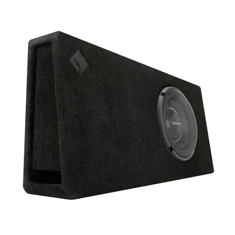 ROCKFORD T1S-1X10P – Caisson bass reflex slim 10" – 500W RMS – 1 Ohm