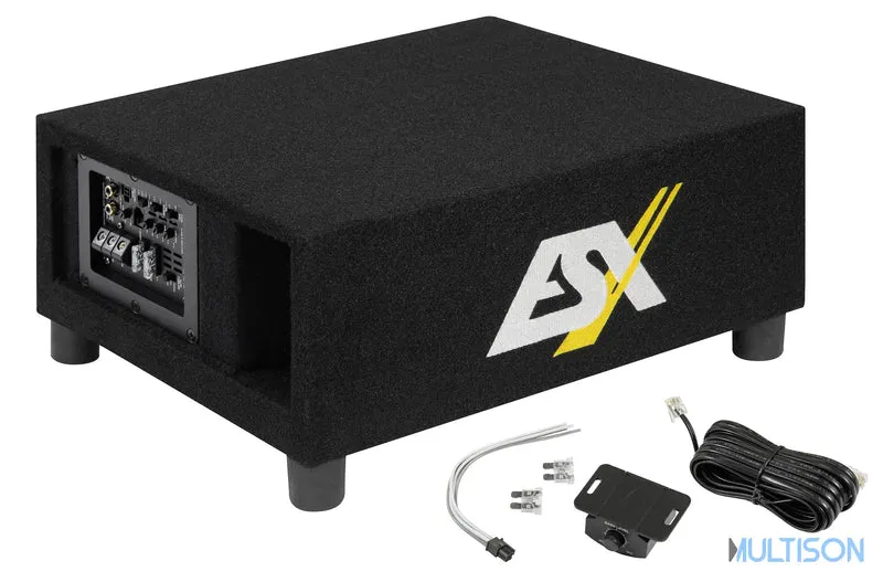 ESX QXB6A - Caisson de Basses Actif Bass-Reflex 6.5” avec Amplificateur Intégré