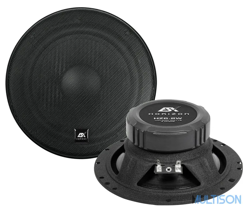ESX HZ6.2W - Haut-Parleur Kickbass 16,5 cm 100 Watts RMS
