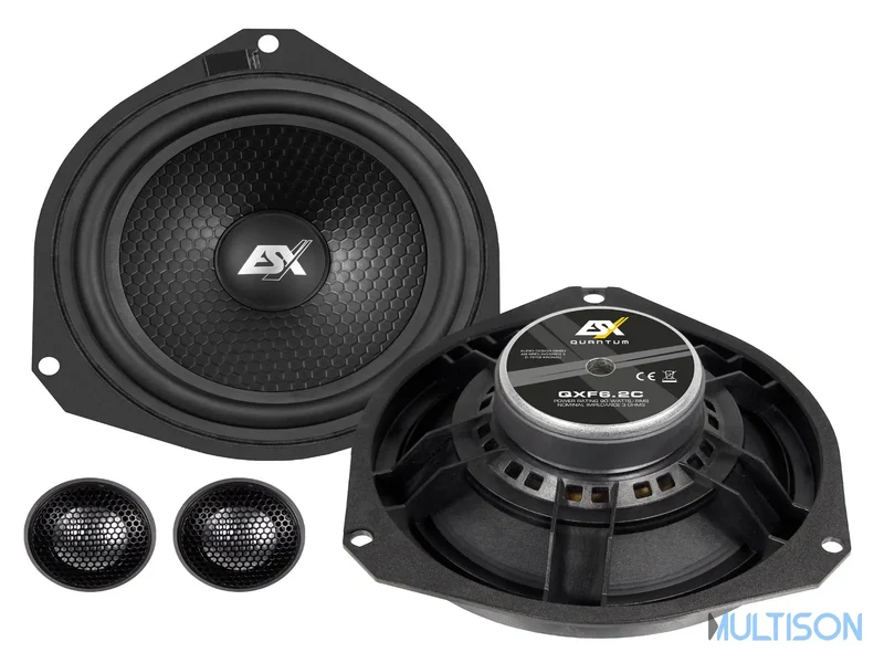 ESX QXF6.2C - Système Composant 2 Voies 16 cm Fiat Ducato