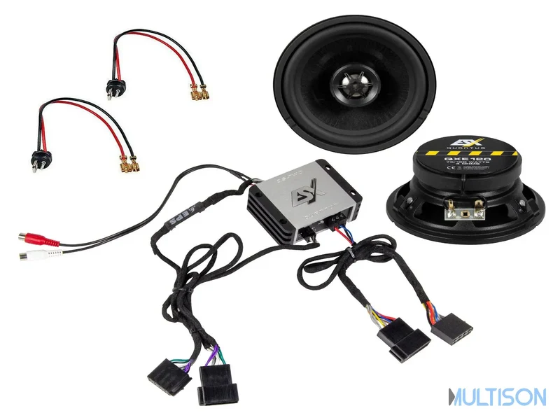 ESX Q-W124 - Système Son Actif pour Mercedes-Benz W124