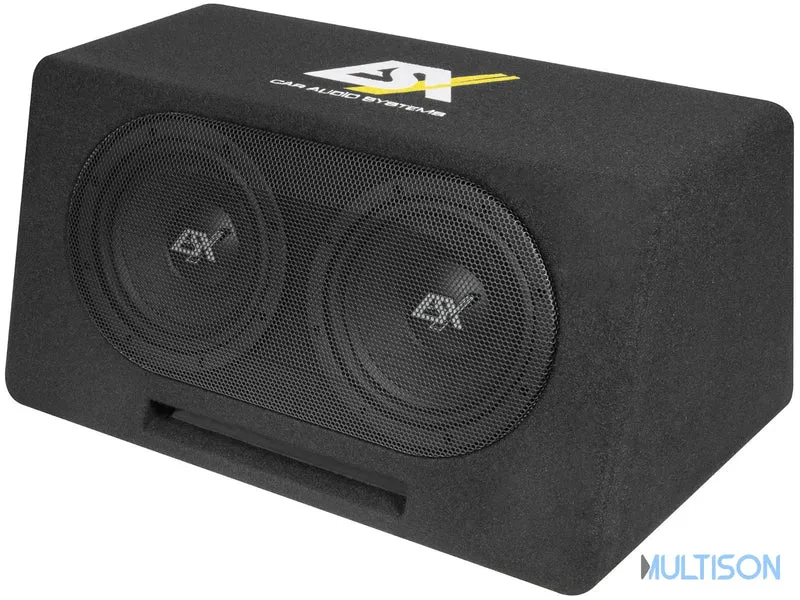 ESX DBX208Q - Système Bassreflex passif avec Double Subwoofer 20 cm