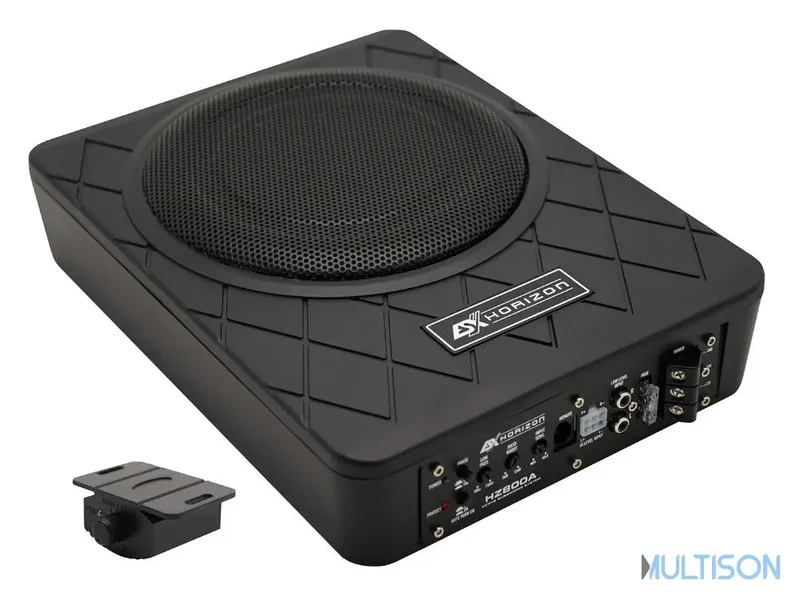 ESX HZ800A - Caisson de Basse Actif Ultra-Compact 20 cm