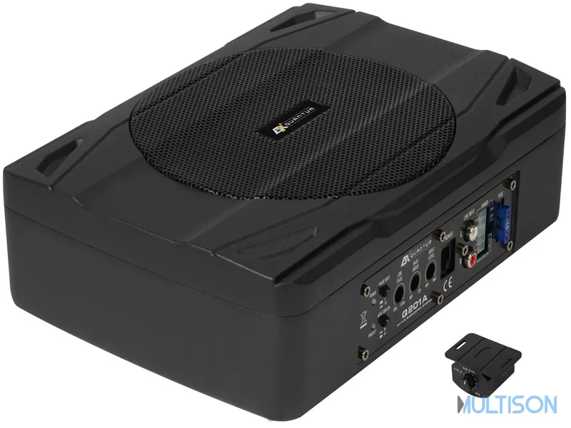 ESX Q201A - Caisson de basse actif ultra-compact 20 cm 8 pouces