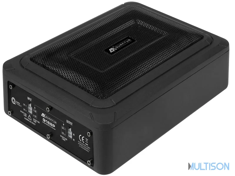 ESX Q168P - Caisson de basse ultra-compact avec subwoofer 15 x 20 cm