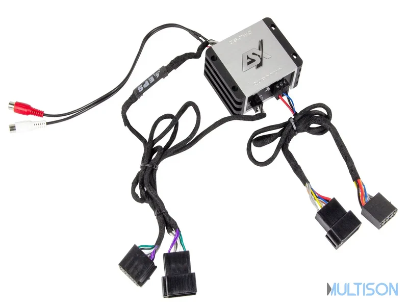 ESX QS-TWO-ISO – Amplificateur Ultra-Compact avec Installation ISO Plug & Play