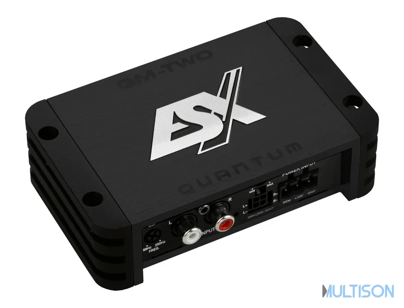 ESX QM-TWOv3 – Amplificateur Ultra-Compact Black Edition