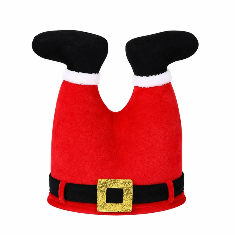 Miomu Sombrero Navideño Patas Arriba