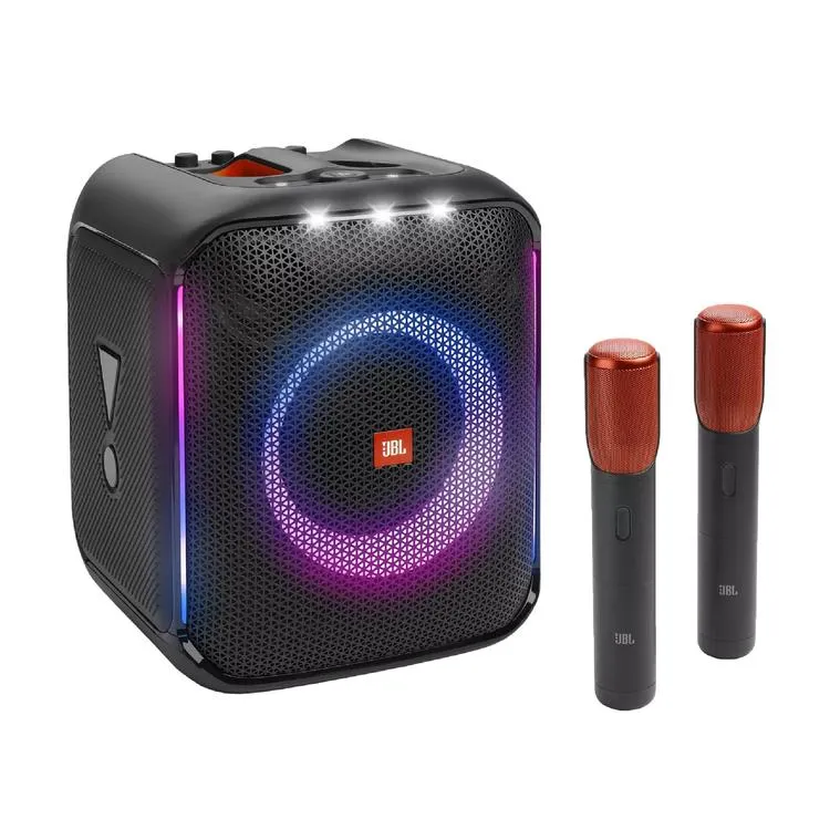 JBL PartyBox Encore | Enceinte de fête portable - Sans fil - Bluetooth - 100 W - 2 microphones inclus - Noir