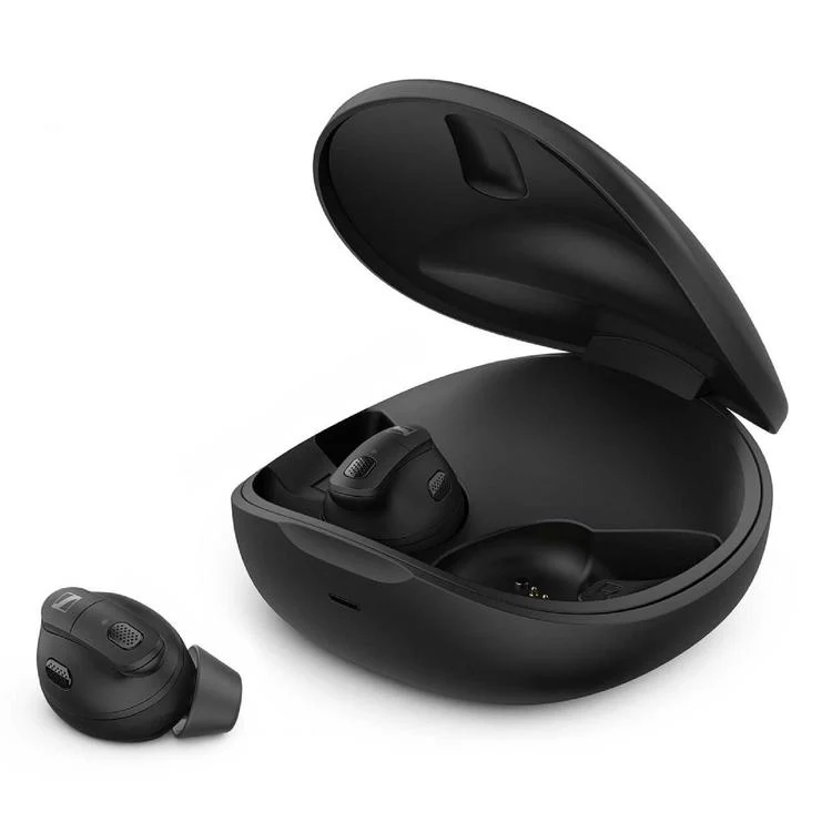 Sennheiser Conversation Clear Plus | Casque intra-auriculaire - Véritablement sans fil - Bluetooth - Suppression active du bruit - Noir