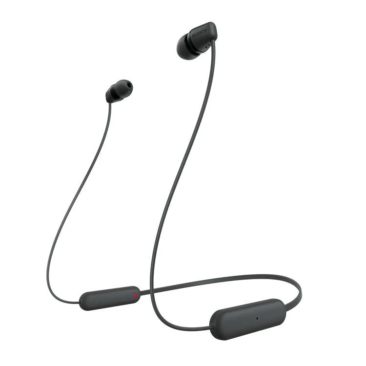 Sony WI-C100 | Écouteurs intra-auriculaires - Sans fil - Bluetooth - Autour du cou - Microphone - IPX4 - Noir