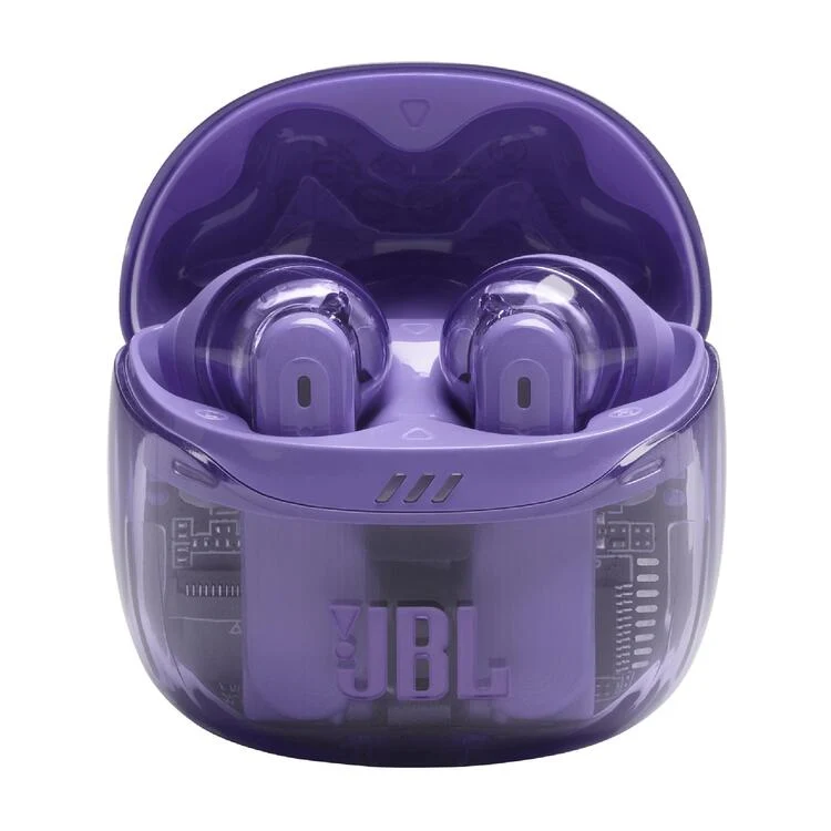 JBL Tune Flex 2 | Écouteurs intra-auriculaires - 100% Sans fil - Bluetooth - Réduction de bruit - 6 Microphones - IP54 - Mauve Fantôme