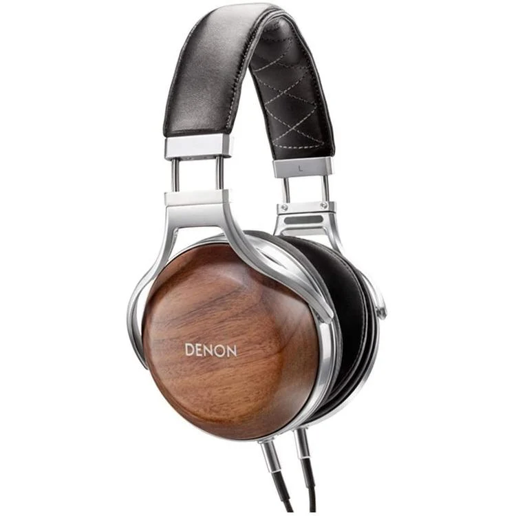 Denon AH-D7200 | Écouteur filaire circum-auriculaire - Performances Audiophiles - Coques en Noyer - Câble amovible en cuivre pur