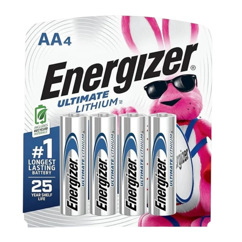 Energizer Baterías de Litio AA 1.5V 3500 MAH 57-EULAA4D, 8 Piezas