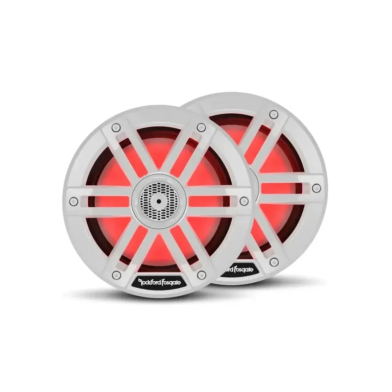 ROCKFORD M1-65 – Haut-parleur coaxial 2 voies 6,5" (16,5 cm) avec éclairage RGB Color Optix™ – 75W RMS – 4 Ohms