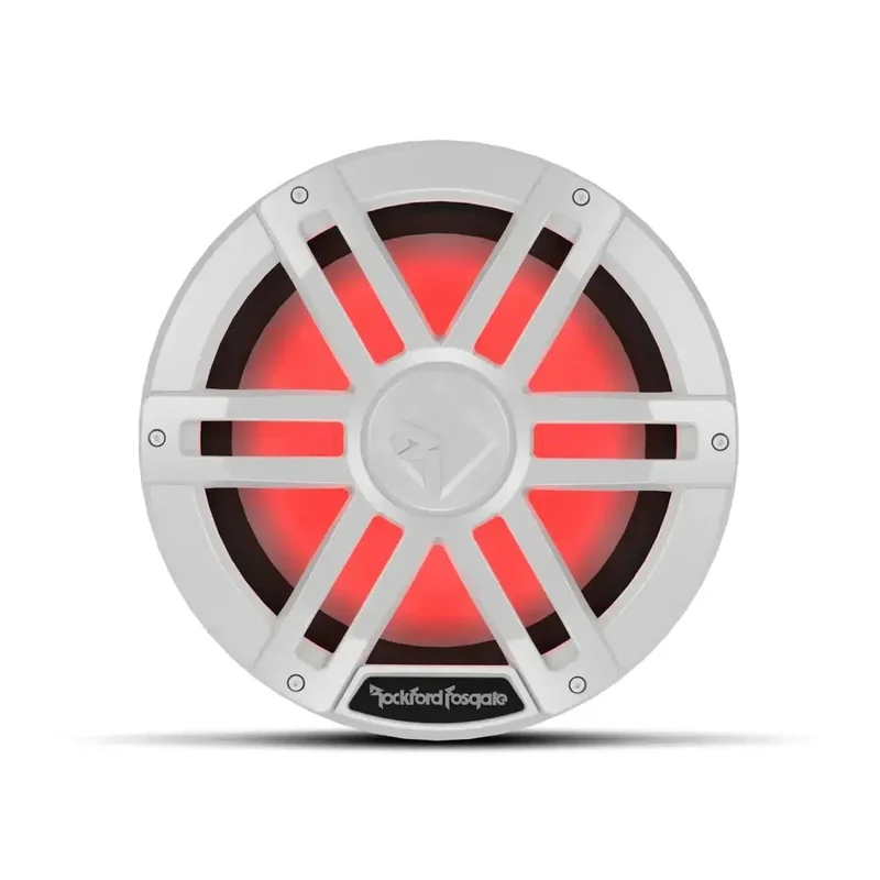 ROCKFORD FOSGATE M1D4-12 – Subwoofer Marin 12" DVC 4 Ohm avec éclairage RGB Color Optix™ (Grille Noire)