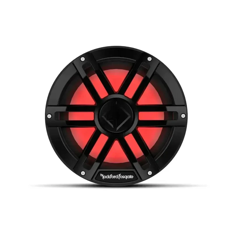 ROCKFORD FOSGATE M1D2-10B – Subwoofer Marin 10" DVC 2 Ohm avec éclairage RGB Color Optix™ (Grille Noire)