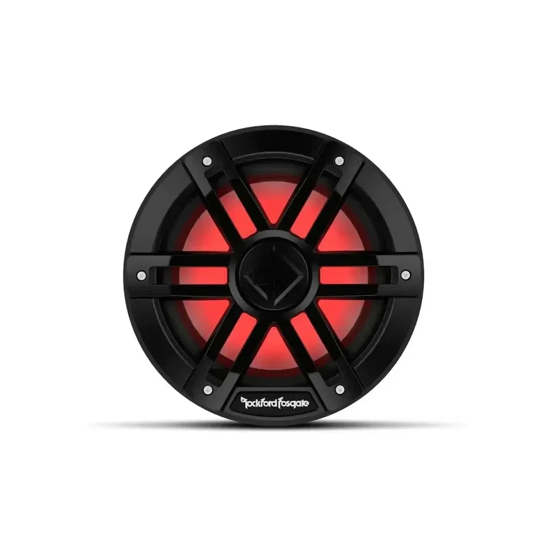 ROCKFORD FOSGATE M1D2-8B – Subwoofer Marine 8" DVC 2 Ohm Noir avec éclairage RGB Color Optix™