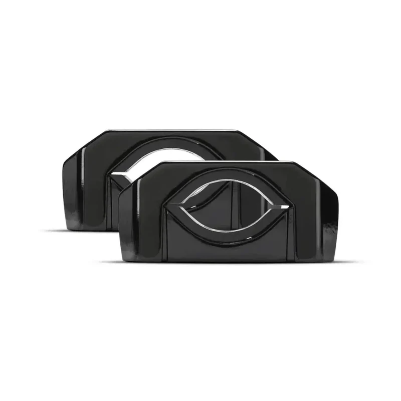 ROCKFORD FOSGATE PM-CL2B – Colliers de fixation noirs pour enceintes marine/moto – Aluminium – 1" à 2" – Paire
