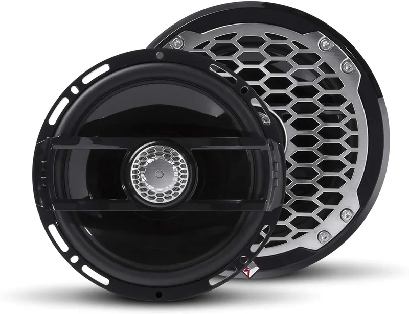 ROCKFORD FOSGATE PM2652B – Haut-parleurs marins coaxiaux 16,5 cm en caisson – 85 W RMS – Noir