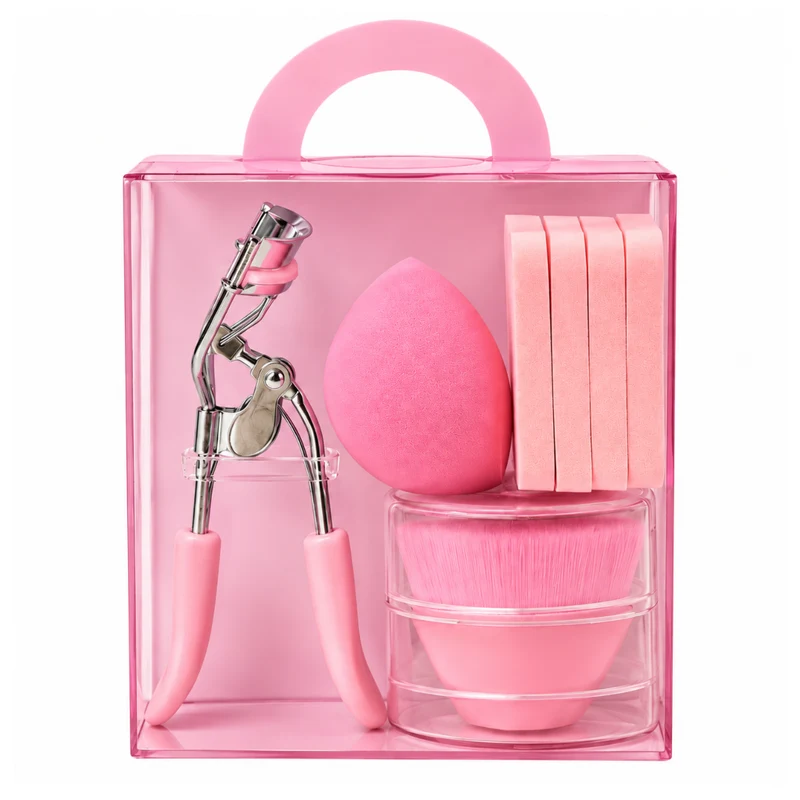 Miomu Set de Belleza, Rizador de Pestañas y Esponjas