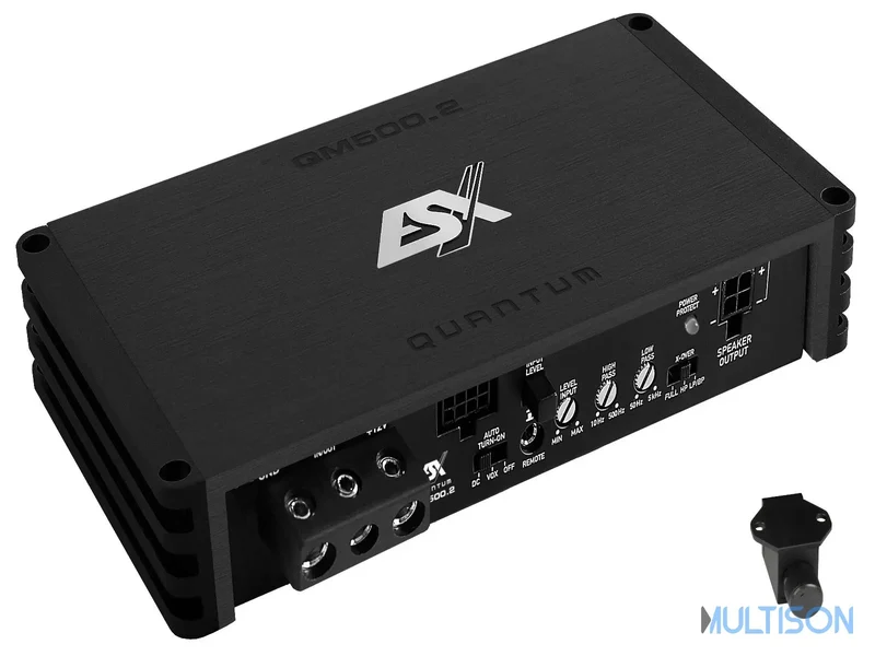ESX QM500.2 – Amplificateur 2 Canaux Class D Ultra-Compact
