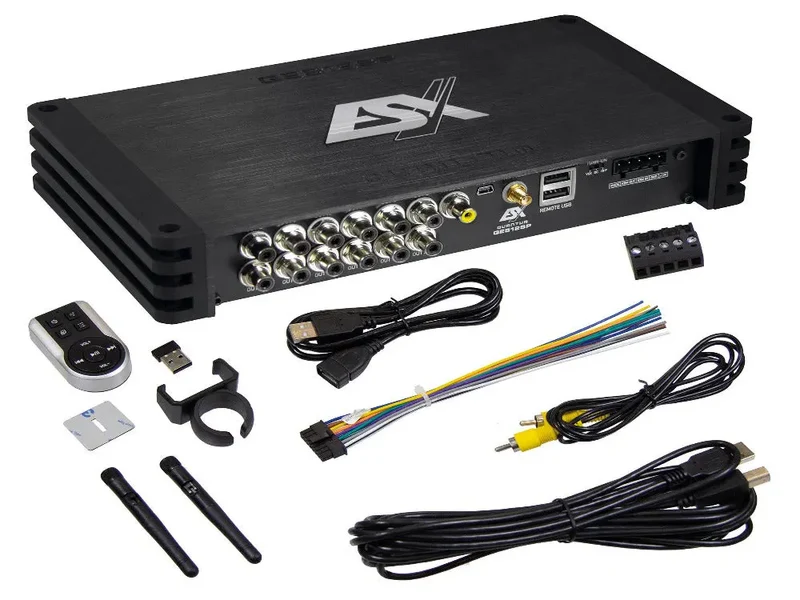 ESX QE812SP – Processeur de Son Numérique 12 Canaux avec Lecteur Audio HD