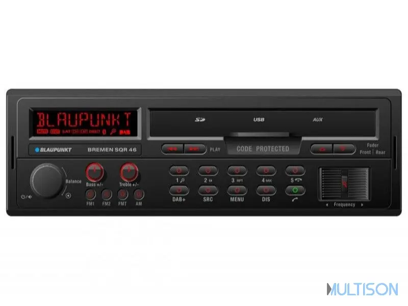 Blaupunkt BREMEN SQR 46 DAB – Autoradio Vintage avec DAB+ Bluetooth