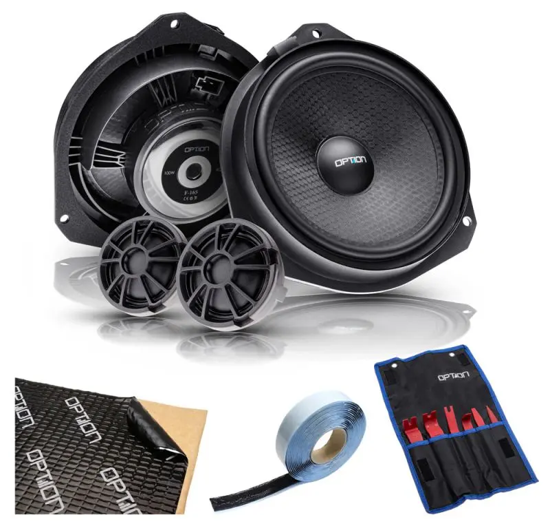 OPTION SET-171 – Kit Haut-Parleurs Opel Movano (3G, Type C) Avant + Isolation | Plug & Play